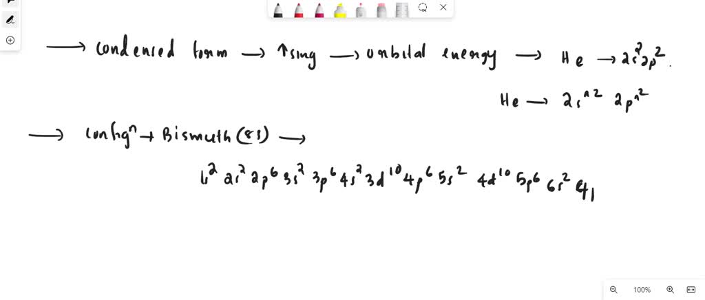 Refer to the periodic table to write the electron configuration of ...