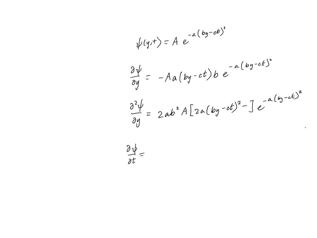 Solved: Establish That Where A, Î±, B, And C Are All Constants, Is A 