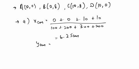 the-four-masses-shown-in-figure-exercise14-are-connected-by-massless-rigid-rods-a-find-the-coordinat-85356