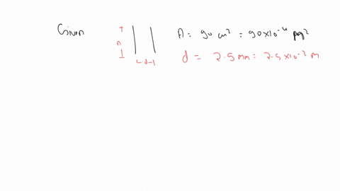 the-plates-of-a-parallel-plate-capacitor-have-an-area-of-90-cm2-each-and-are-separated-by-25-mm-the-capacitor-is-charged-by-connecting-it-to-a-400-v-supply-a-how-much-electrostatic-energy-is-stored-by