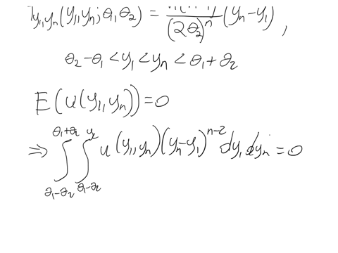 let-x1x2-xn-be-a-random-sample-from-the-uniform-12-where-0-1-2-a-show-that-y1-minxi-and-yn-maxxi-the-joint-sufficient-statistics-for-1-and-2-are-complete-b-find-the-mses-of-1-and-2