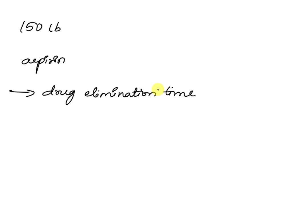 Imagine a 150 Ib person that is given an 80 mg/kg dose of aspirin