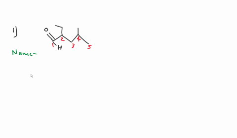 The CORRECT names of the compounds?
