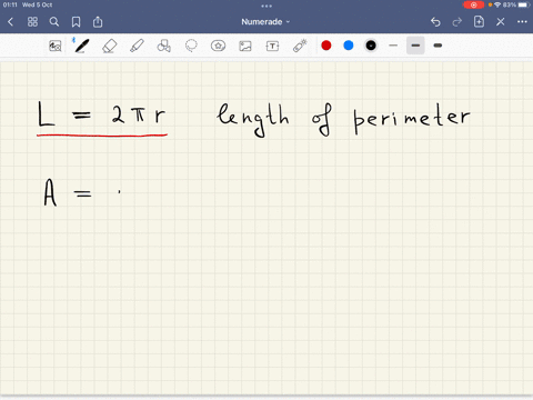 express-the-length-of-the-perimeter-of-a-circle-in-terms-of-the-area-of-the-circle-use-a-for-the-area-in-your-answer-45708