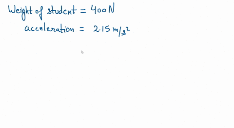 a-student-who-weighs-400-n-stands-on-a-bathroom-scale-in-an-elevator-what-will-the-scale-read-when-the-elevator-is-decelerating-while-moving-downward-at-215-ms2g-98-ms2-14893