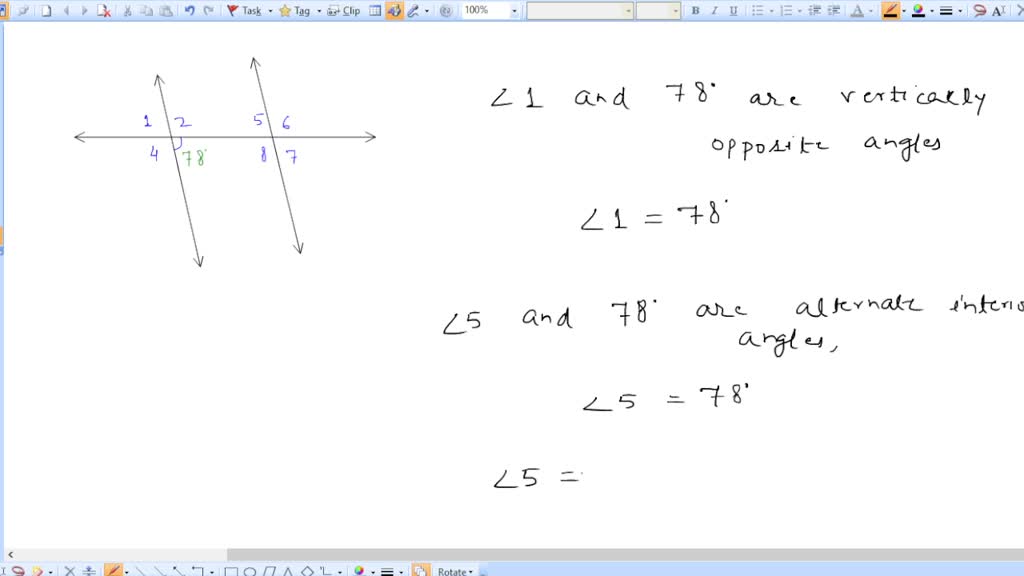 SOLVED: 'Identify the pair of angles show in the figure Question 19 (5 ...