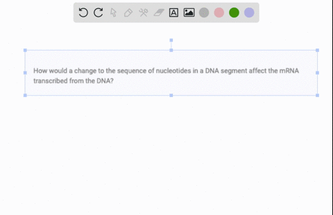 how-would-a-change-to-the-sequence-of-nucleotides-in-a-dna-segment-affect-the-mrna-transcribed-from-the-dna-19754