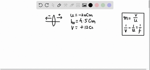 an-object-450-mathrmcm-tall-is-placed-200-mathrmcm-from-a-converging-lens-a-real-image-is-formed-120-70374