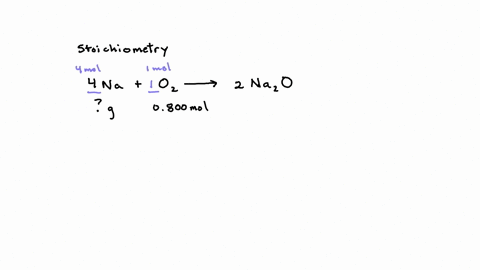 how-many-grams-of-sodium-na-are-required-to-react-with-0800-mol-of-oxygen-o2