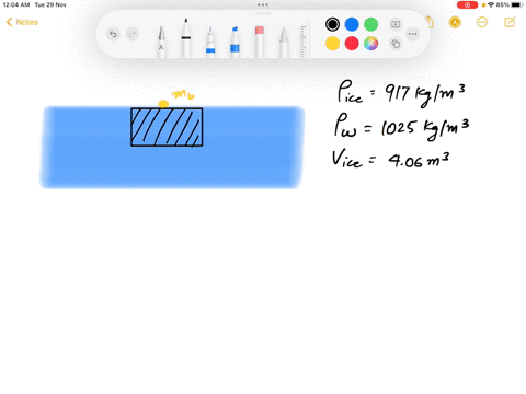 the-density-of-ice-is-917-kgm3-and-the-density-of-sea-water-is-1025-kgm3-a-swimming-polar-bear-climbs-onto-a-piece-of-floating-ice-that-has-a-volume-of-406-m3-what-is-the-weight-of-the-heavi-71526