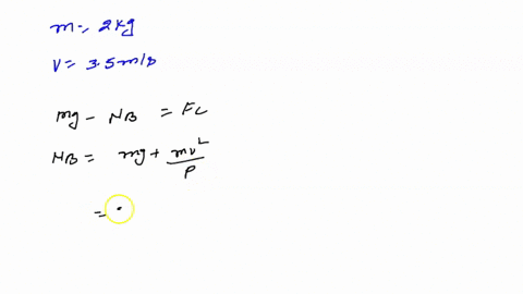 if-the-2-kg-block-passes-over-the-top-b-of-the-circular-portion-of-the-path-with-a-speed-of-35-mathr-07448