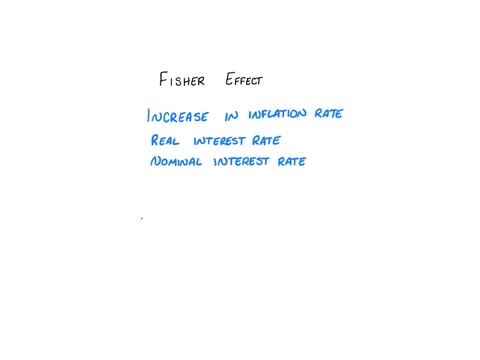 according-to-the-fisher-effect-how-does-an-increase-in-the-inflation-rate-affect-the-real-interest-rate-and-the-nominal-interest-rate