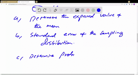a-random-sample-of-size-n-100-is-taken-from-a-population-with-mean-80-and-a-standard-deviation-14-acalculate-the-expected-value-of-the-sample-mean-bcalculate-the-standard-error-for-the-sampling-distri