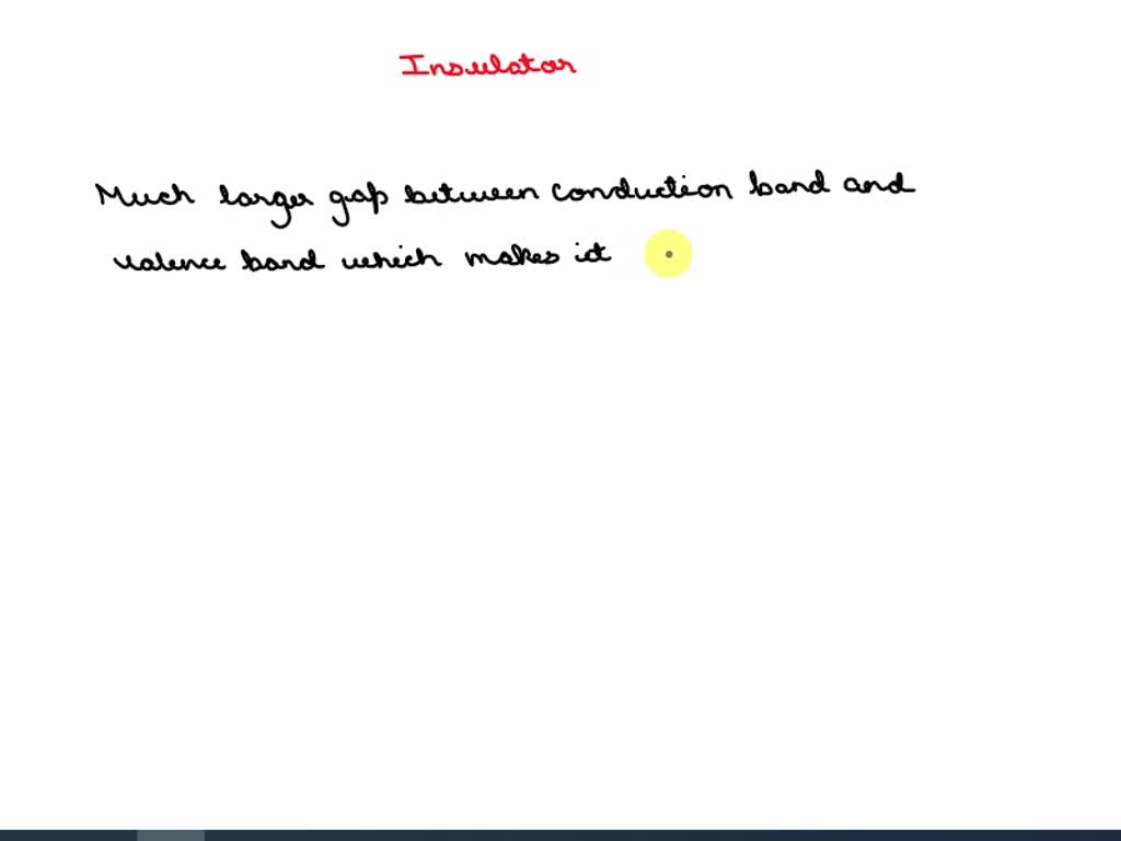 SOLVED True or False. An insulator has a higher resistance than a