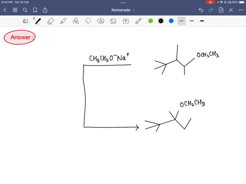 A single alkyl bromide reactant theoretically yields either of the ...