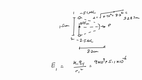 two-charges-of-510-mu-mathrmc-and-250-mu-mathrmc-are-placed-150-mathrmcm-apart-as-shown-refer-to-the-above-diagram-the-strength-of-the-net-electric-field-at-point-p-is-a-461-xi-104-mathrmn-mathrmc-b-8