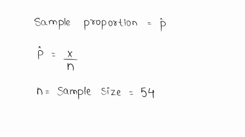 in-simple-random-sample-of-size-54-there-were-38-individuals-in-the-category-of-interest-part-out-0f-4-compute-the-sample-proportion-p-round-the-answer-to-three-decimal-places-the-sample-pro-96112