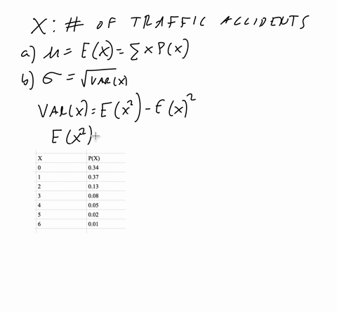 a-compute-the-mean-number-of-accidents-per-day-do-not-round-b-compute-the-standard-deviation-rounded-to-three-decimal-placesc-what-is-the-probability-that-there-will-be-at-least-2-accidents-29824