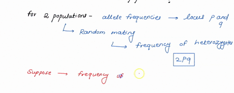 what-is-the-expected-frequency-of-heterozygotes-if-the-two-populations-were-inter-breeding-what-is-the-inbreeding-coefficient-or-heterozygote-deficit-for-these-two-populations-based-on-these-01224
