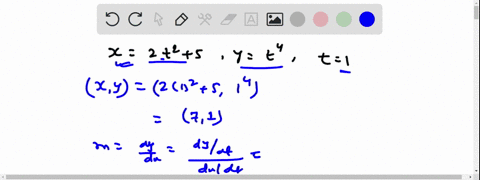 find-the-equation-for-the-line-tangent-to-the-curve-at-the-point-defined-by-the-given-value-of-t-also-find-d2ydx2-at-this-point-x2t25-yt4-t-1-81118
