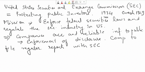 question-1-please-describe-the-role-of-the-united-states-securities-and-exchange-commission-sec-in-protecting-public-investors-2-discuss-the-secs-influence-on-the-audit-profession-77027