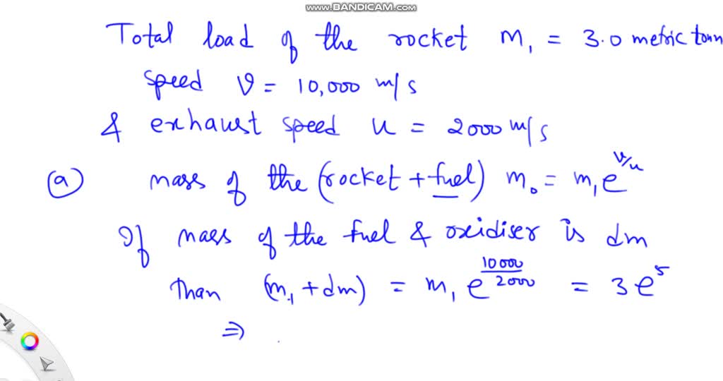 SOLVED: A small monopropellant liquid hydrazine rocket engine is ...