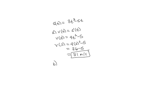 the-position-of-a-hummingbird-flying-along-straight-line-in-seconds-is-given-by-st-3t3-st-meters-for-t-2-0-a-determine-the-velocity-of-the-bird-in-ms-at-t-2-s_-mls-b-determine-the-accelerati-59846