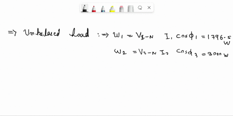 an-unbalanced-delta-connected-load-is-connected-across-the-lines-of-a-4-wire-balanced-three-phase-supply-with-neutral-connectiontwo-wattmeters-w1-and-w2-are-connected-in-lines-1-and-3-with-t-62055