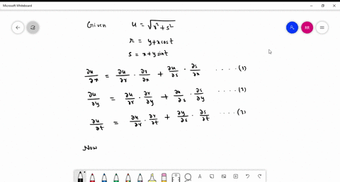 use-the-chain-rule-to-find-the-indicated-partial-derivatives-u-r2-s2-r-y-x-cost-s-x-y-sint-u-x-u-y-u-t-when-x-5-y-2-t-0-56506