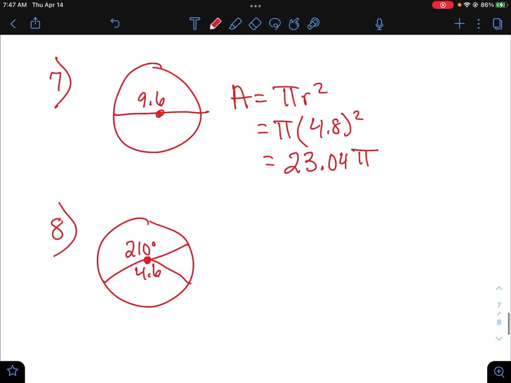 SOLVED Please answer this correctly. Sixth grade FF.23 Quarter circles calculate area