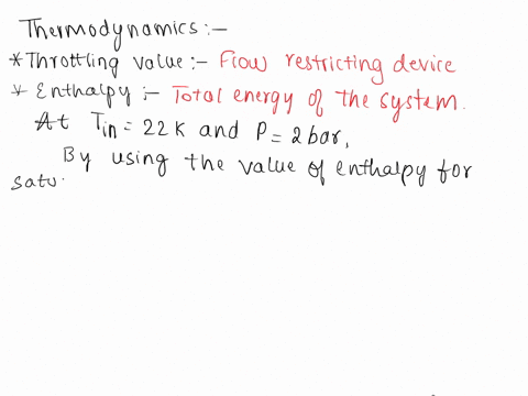 ammonia-enters-the-expansion-valve-of-a-refrigeration-system-at-a-pressure-of-10-bar-and-a-temperature-of-22oc-and-exits-at-20-bar-the-refrigerant-undergoes-a-throttling-process-determine-th-88214