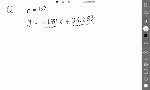 you-run-regression-analysis-on-bivariate-set-of-data-n-102-with-242-and-y-426-you-obtain-the-regression-equation-179lx-36283-tith-correlation-coefficient-ofr-0932-you-want-to-predict-what-va-21978