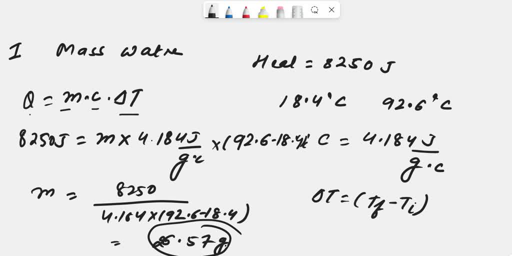 Solved What is the final temperature (in °C ) ﻿of95.42g ﻿of