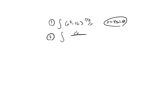 1-point-for-each-of-the-indefinite-integrals-below-select-which-of-the-following-trig-substitutions-would-be-most-helpful-in-evaluating-the-integral-do-not-evaluate-the-integrals_-a-x-4tan-0-22931