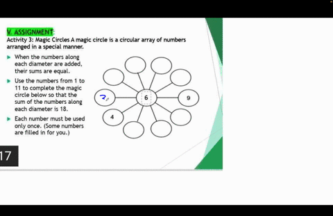 pls-pakisagotan-po-now-na-po-assignment-activity-3-magic-circles-a-magic-circle-is-a-circular-array-of-numbers-arranged-in-a-special-manner-when-the-numbers-along-each-diameter-are-added_-th-53699