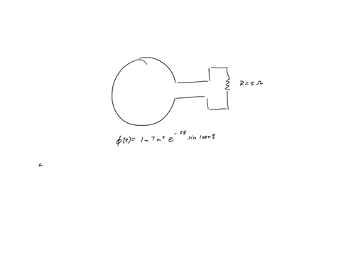 the-magnetic-flux-through-the-loop-shown-in-the-accompanying-figure-varies-with-time-according-to-pm-poe-sinwt-where-o-x-10-t-m-and-w-120t-rad-s-what-are-the-direction-and-magnitude-of-the-c-22487