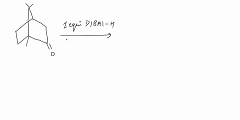 2-pts-the-following-rcaction-wlll-produce-two-reduction-ste-tonne-cjction-eoisomers_draw-the-major-product-quiv-dibalh-ioluune-70-0-3-pts-draw-the-product-structure-ixs-lah-21-hzo-pts-identi-55843
