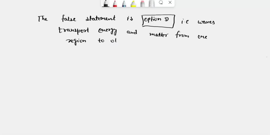 SOLVED: Waves transfer , not the with it. A causes particles in matter
