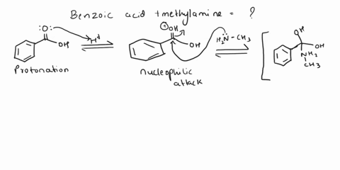 3-06-pts-in-the-reaction-of-benzoic-acid-with-methylamine-acid-is-added-to-the-reaction-mixture-show-the-product-of-this-reaction-and-state-the-lwo-purposes-for-the-addition-of-acid-oh-chnhz-50935