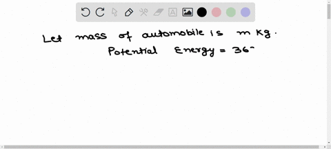 an-automobile-is-sitting-on-a-hill-which-is-20-m-higher-than-ground-level-find-the-mass-of-the-automobile-if-it-contains-362600-j-of-potential-energy-54685