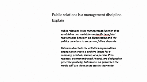 public-relations-is-a-management-discipline-explain
