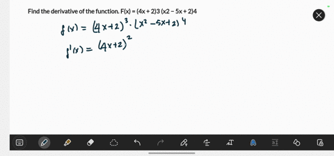 find-the-derivative-of-the-function-fx-4x-23-x2-5x-24-89868