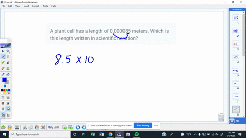 a-plant-cell-has-a-length-of-0000085-meters-which-is-this-length-written-in-scientific-notation-46434
