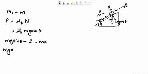 two-objects-have-masses-m-and-5m-respectively-they-both-are-placed-side-by-side-on-a-frictionless-inclined-plane-and-allowed-to-slide-down-from-rest-a-it-takes-the-heavier-object-10-times-lo-79378