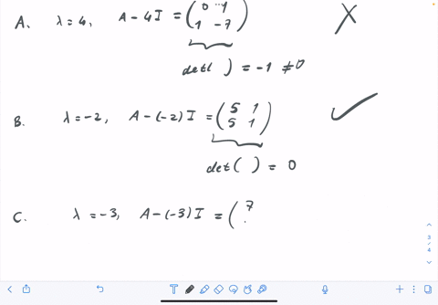 point-consider-the-following-values-of-a-and-a-ai-for-which-of-the-following-are-the-indicated-values-of-a-eigenvalues-for-the-matrix-a-a-a-4a-4i-5-ba-2a-21-1-5-21-ca-3a-30-o-2-d-a-4a-4i-15-49743