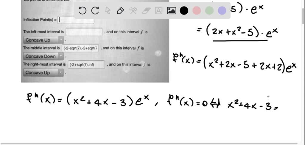 SOLVED: Determine the intervals on which the given function is concave ...