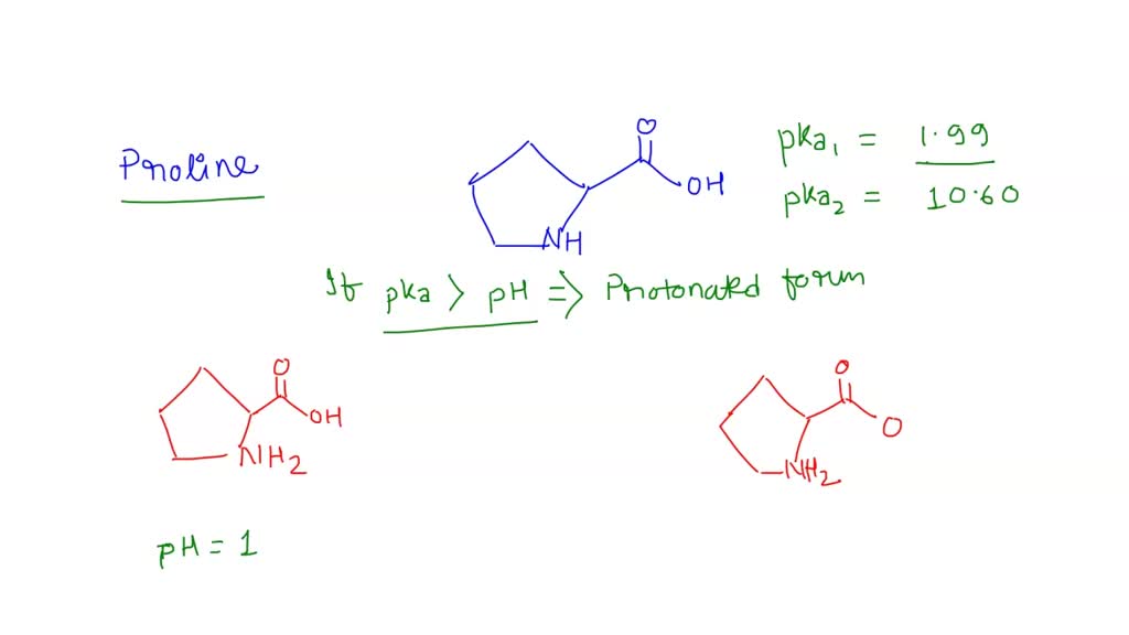 solved-draw-the-amino-acid-proline-pro-as-it-would-appear-at-ph-1