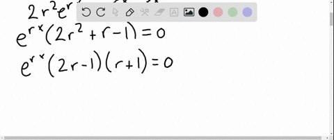 a-for-what-values-of-r-does-the-function-yer-x-satisfy-the-differential-equation-2-yprime-primeyprime-y0-b-if-r_1-and-r_2-are-the-values-of-r-that-you-found-in-part-a-show-that-every-member-of-the-fam