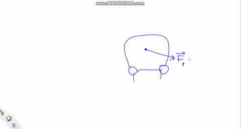 identify-and-sketch-all-the-external-forces-acting-on-the-chair-because-the-chair-can-be-represented-as-a-point-particle-of-mass-m-draw-the-forces-with-their-tails-centered-on-the-black-dot-in-the-mid