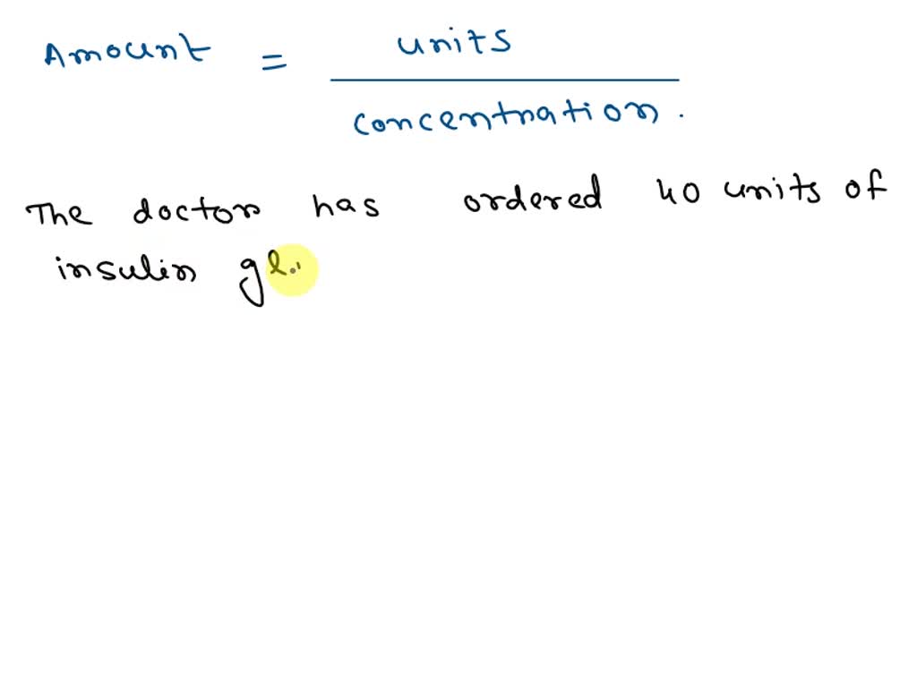 SOLVED A vial of insulin glargine for subcutaneous injection contains
